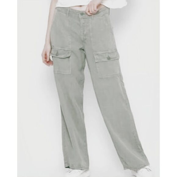 American Eagle Outfitters Pants - American Eagle Pants Women's 2 Sage Green Lyocell Skater Wide Leg Baggy Soft